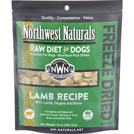 Northwest Naturals Raw Freeze-Dried Dog Food, Nuggets, Lamb