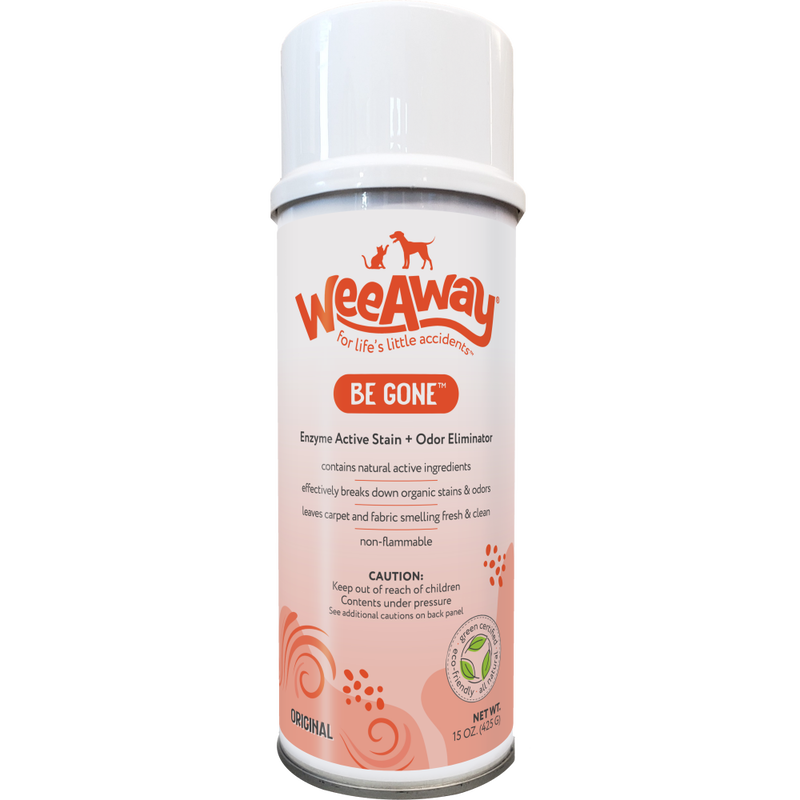 Wee Away Be Gone Enzyme Active Stain & Odor Eliminator, Original, 15-oz image number null