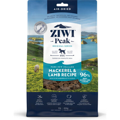 ZIWI Peak Original Series Air-Dried Dog Food, Mackerel & Lamb