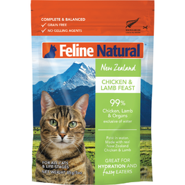 Feline Natural Wet Cat Food, Chicken & Lamb, 3-oz