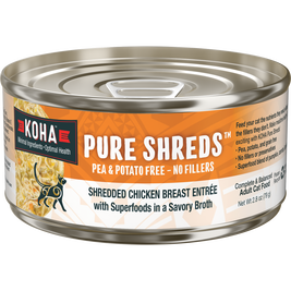 Koha Pure Shreds Canned Cat Food, Chicken