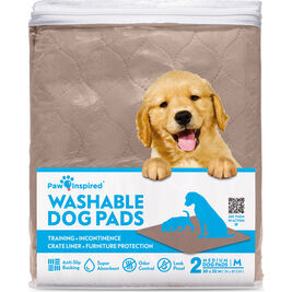 Paw Inspired Washable Dog Pads, 30-in x 32-in, 2-count Paw Inspired Washable Dog Pads, 30-in x 32-in, 2-count