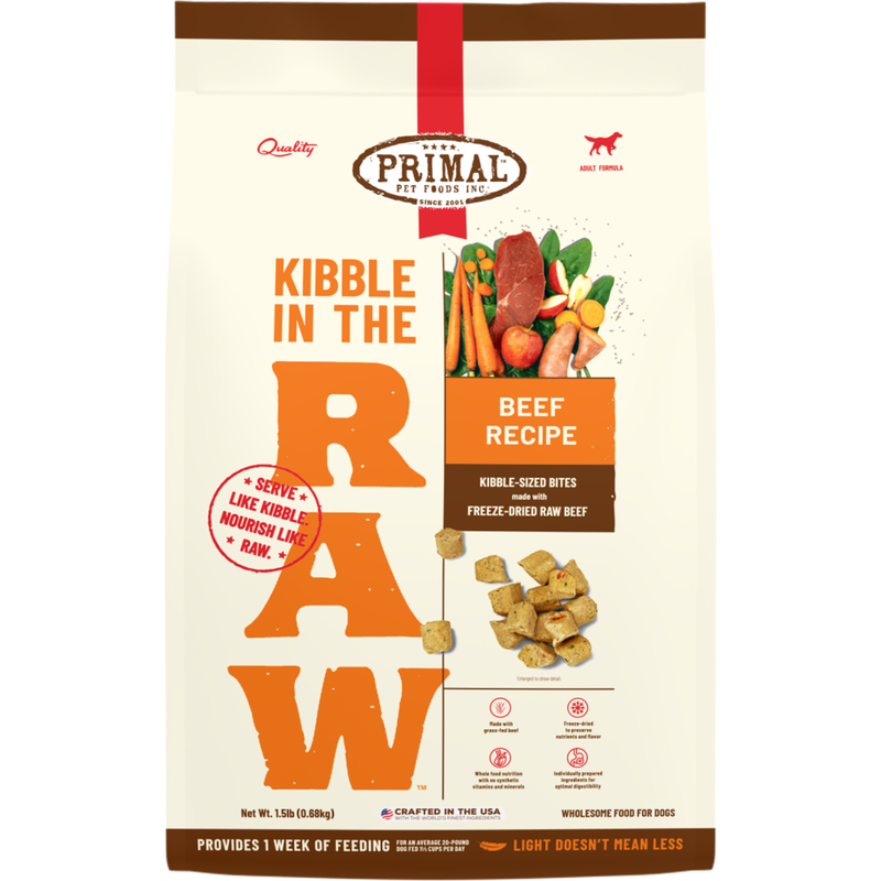 Mud Bay Buy Primal Kibble in the Raw Freeze Dried Dog Food Beef for USD 29.99 134.99 MudBay