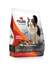 Nulo Freestyle Grain-Free Freeze-Dried Raw Cat Food, Turkey & Duck