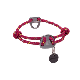 Ruffwear Knot-a-Collar Dog Collar, Hibiscus Pink