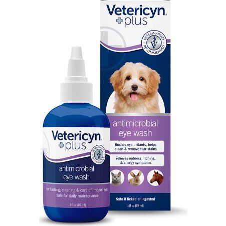 Mud Bay Buy Vetericyn Plus Antimicrobial Eye Wash for Pets 3 oz