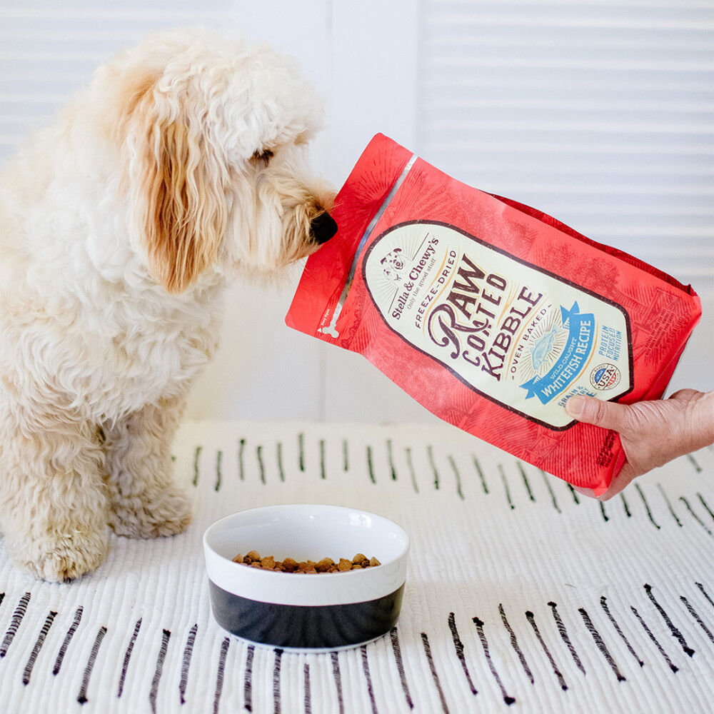 Mud Bay Buy Stella Chewy s Raw Coated Kibble Whitefish Recipe