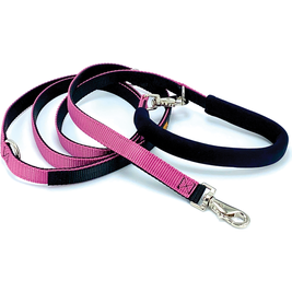 Dolan's Dog Doodads "The Cruiser" Multi-Functional Dog Leash, Rose, 8-ft