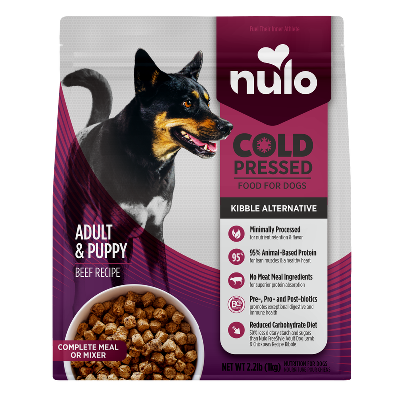 Nulo Cold Pressed Dry Dog Food, Beef image number null