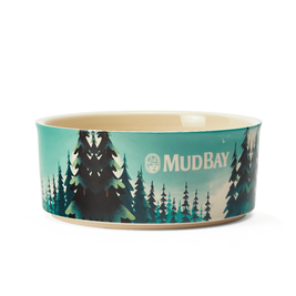 Mud Bay Round Dog Bowl, Evergreen