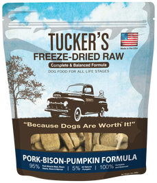 Tucker's Pork, Bison & Pumpkin Freeze Dried Dog Food
