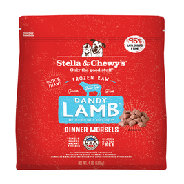 Stella & Chewy's Dinner Morsels Raw Frozen Dog Food, Dandy Lamb
