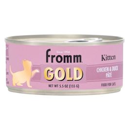 Fromm Gold Canned Cat Food, Kitten, Chicken & Duck