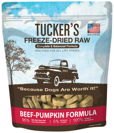 Tucker's Raw Freeze-Dried Dog Food, Beef & Pumpkin