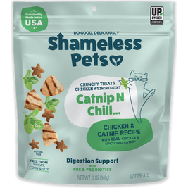 Shameless Pets Catnip N Chill Crunchy Cat Treats, Chicken & Catnip