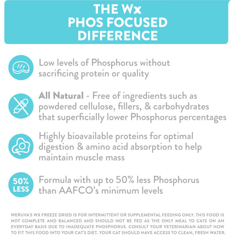 Weruva Wx Freeze-Dried Cat Food, Chicken & Tilapia, 1-oz image number null