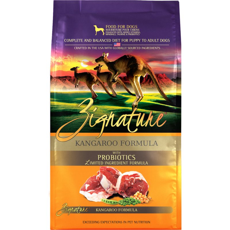 Mud Bay Buy Zignature Limited Ingredient Dry Dog Food Kangaroo 4 lb for USD 20.99 MudBay