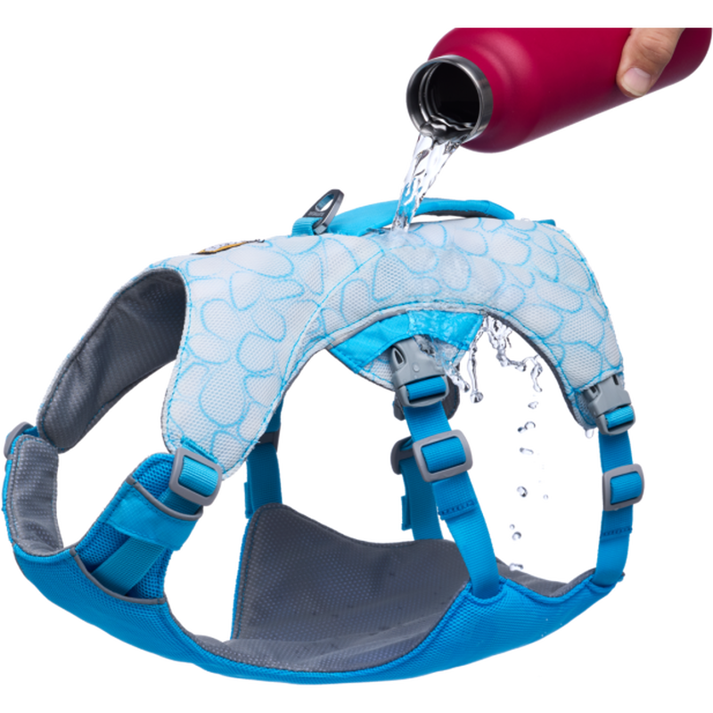 Ruffwear Swamp Cooler Dog Cooling Harness, Biolumin Blue image number null