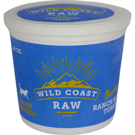 Wild Coast Raw Frozen Cat Food, Free Range Turkey