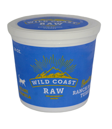 Wild Coast Raw Frozen Cat Food, Free Range Turkey