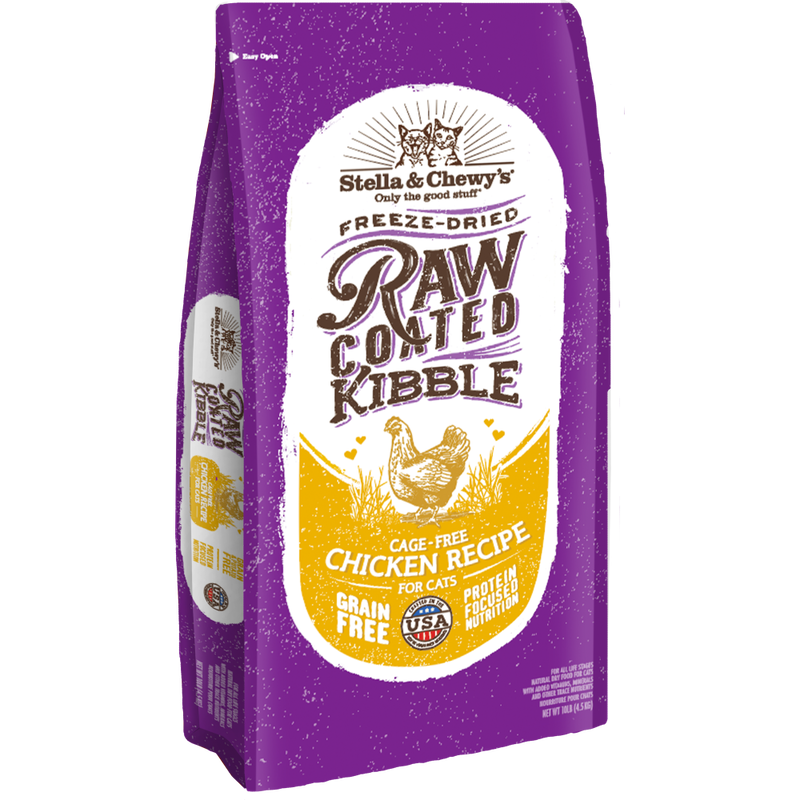 Stella and chewy raw coated kibble cat cheap