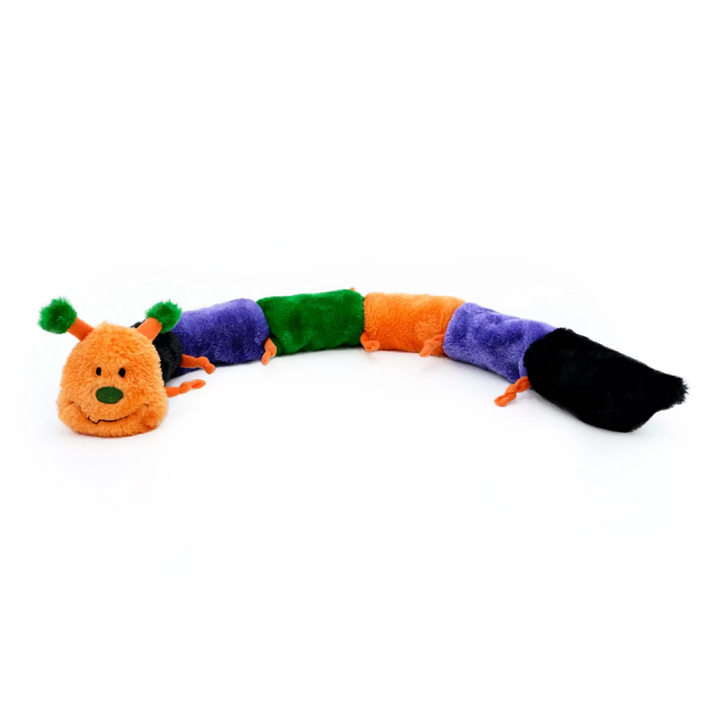 ZippyPaws Dog Toy, Halloween Caterpillar image number null