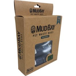 Mud Bay PCR Pet Waste Bags, Unscented, 8 Rolls, 160-count