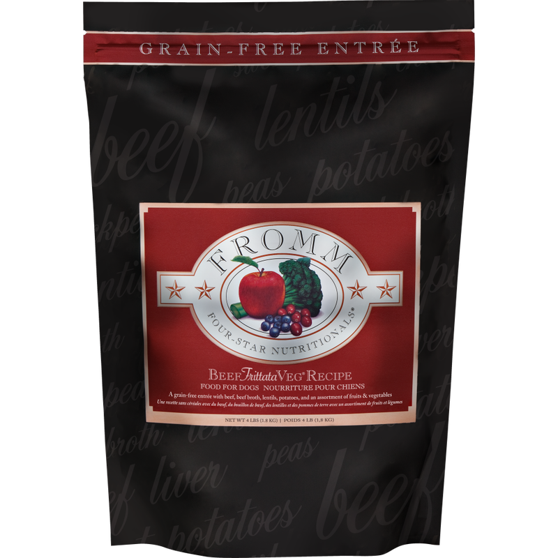 Fromm four star beef frittata veg dry dog food new arrivals
