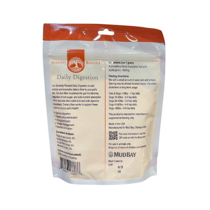 Mud Bay Sensibly Rooted Pet Supplement, Digestion, Powder, 7-oz image number null