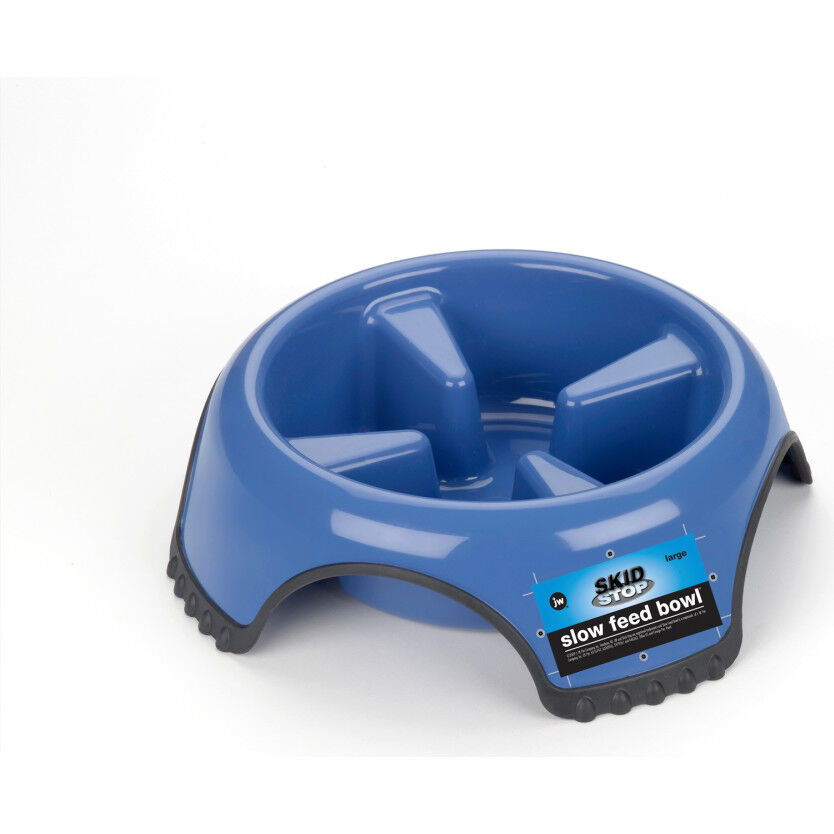 Mud Bay Buy JW Pet Skid Stop Slow Feed Dog Bowl Assorted Colors