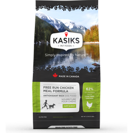 Kasiks Grain-Free Dry Dog Food, Chicken