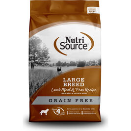 NutriSource Grain Free Dry Dog Food, Large Breed, Lamb & Peas