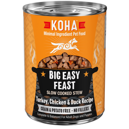 Koha Slow Cooked Stew Canned Dog Food, Big Easy Feast