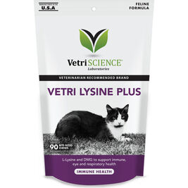 VetriScience Vetri Lysine Plus Immune Health Soft Chews Cat Supplement, 90-count