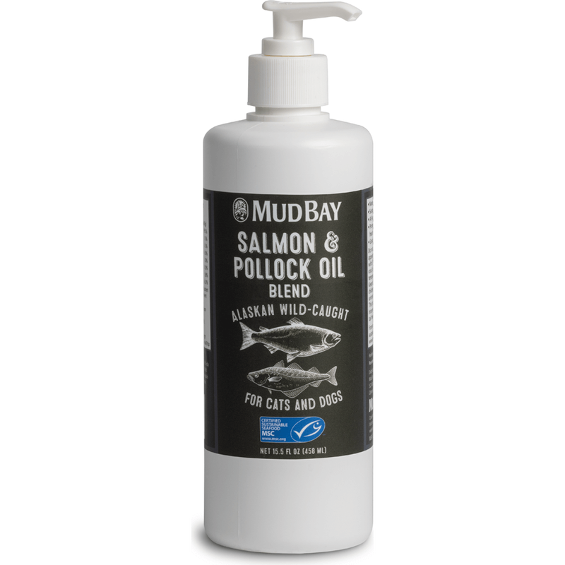 Salmon oil top for puppies