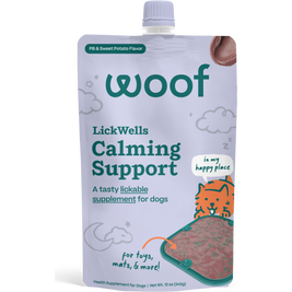 Woof, Lickwells Dog Treat, Calm, 12-oz