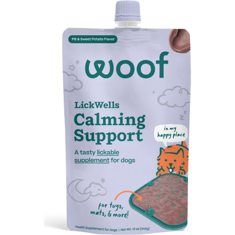 Woof, Lickwells Dog Treat, Calm, 12-oz image number null