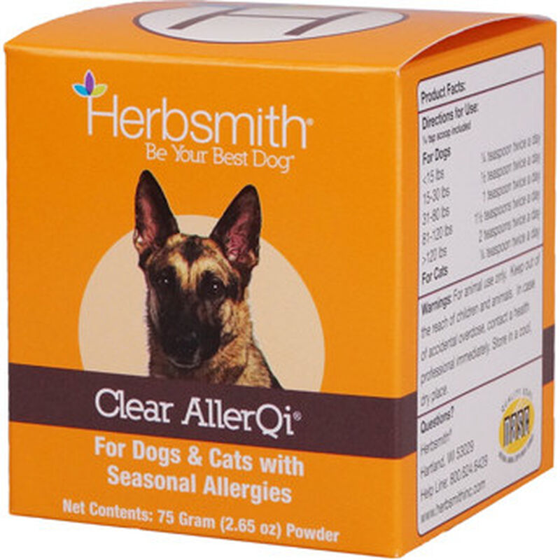 Herbsmith Clear AllerQi Powder Dog & Cat Supplement, 75-g image number null