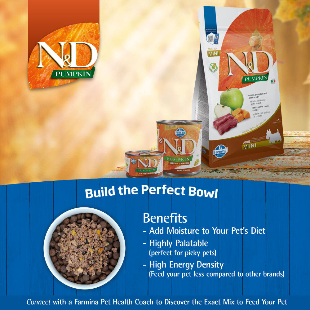 Buy Farmina N&D Pumpkin Canned Dog Food, Venison & Pumpkin, Adult