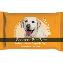 Herbsmith Scooter’s Butt Bar Anal Gland & Bowel Support Dog Supplement, 85-g