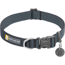 Ruffwear Hi & Light Lightweight Dog Collar, Basalt Gray