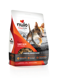 Nulo Freestyle Grain-Free Freeze-Dried Raw Dog Food, Turkey & Cranberries