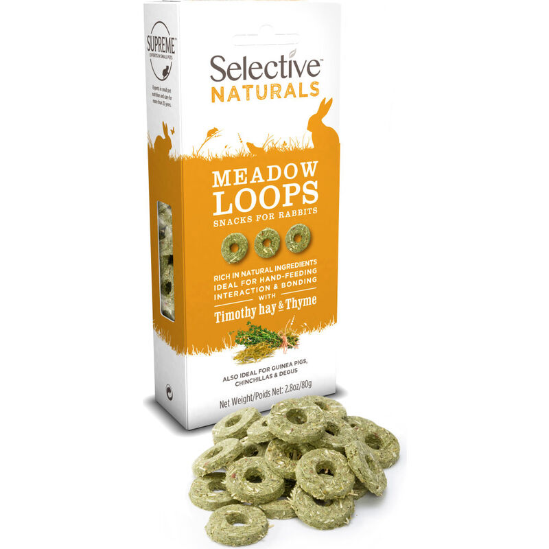 Selective Naturals Rabbit Treats, Meadow Loops, 2.8-oz image number null