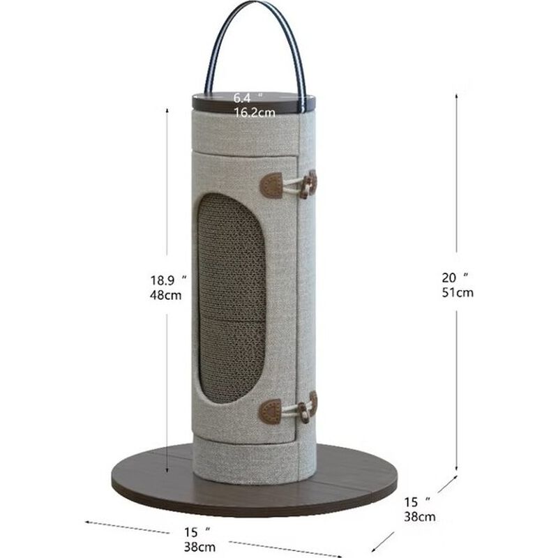 PetPals Cardboard Cat Scratcher, "Eco-Scratcher" image number null