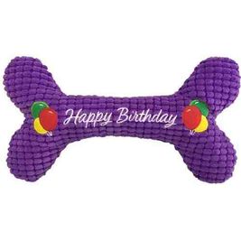 Petlou Birthday Bone Dog Toy, 10-in