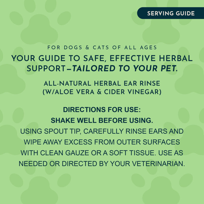 Animal Essentials Herbal Ear Rinse for Dogs & Cats, 4-oz image number null