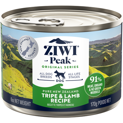 ZIWI Peak Original Series Canned Dog Food, Tripe & Lamb