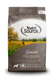 NutriSource Grain Inclusive Dry Dog Food, Senior
