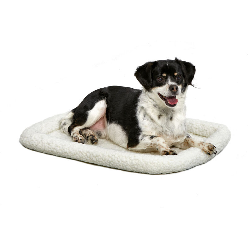 MidWest Quiet Time Fleece Bolster Pet Bed image number null