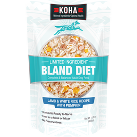 Koha Limited Ingredient Bland Diet Supplemental Dog Food, Lamb & White Rice, 12.5-oz